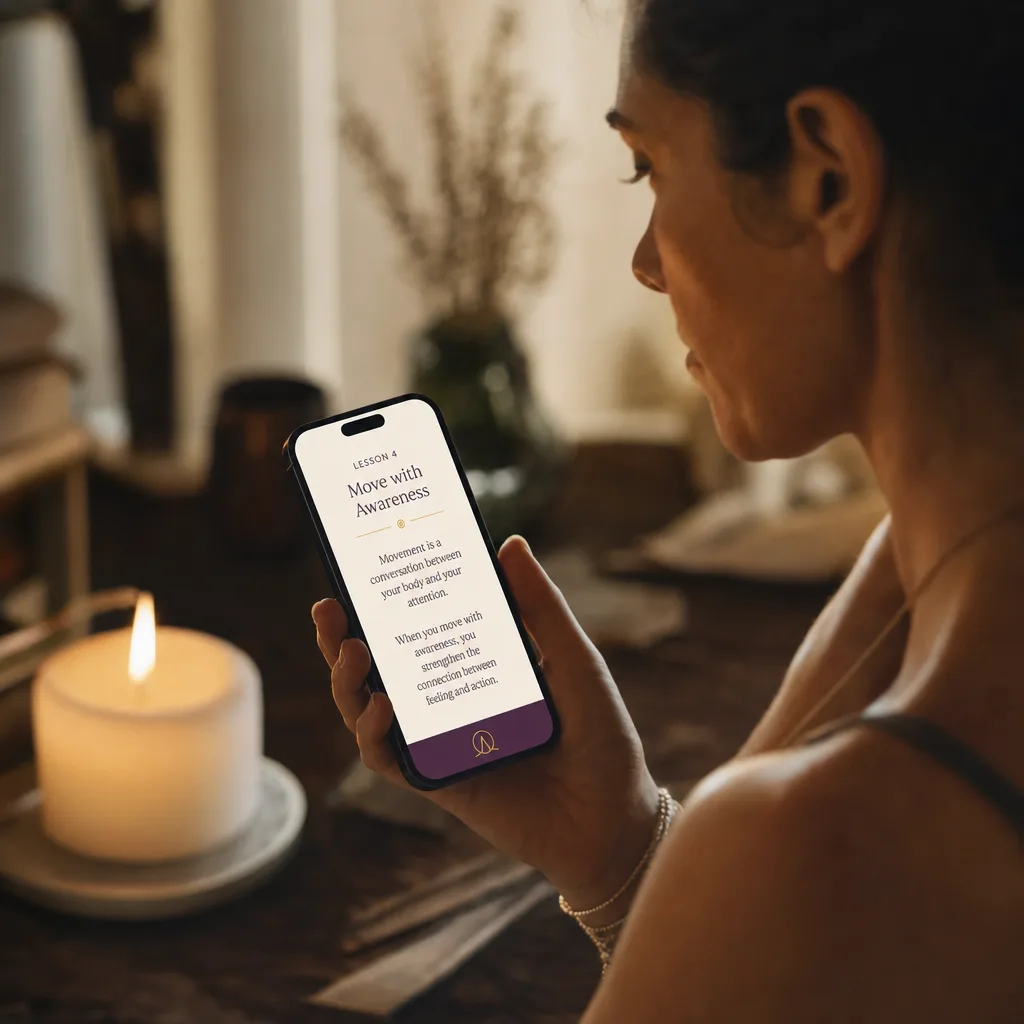 Read the lessons on your phone